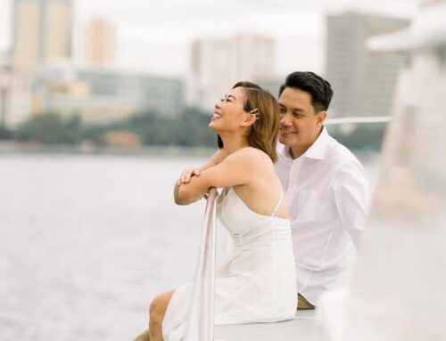 Manila Bay Wedding Prenup Shoot on a Yacht